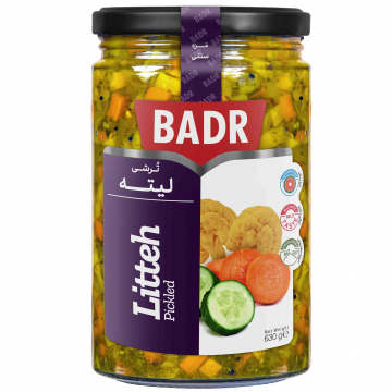ترشی لیته بدر 630 گرمی